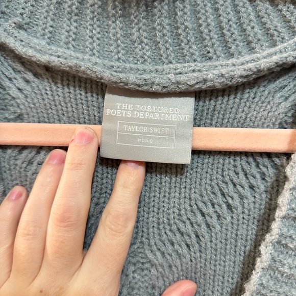 Taylor Swift Authentic TTPD Cardigan M/L NWOT - Picture 9 of 11